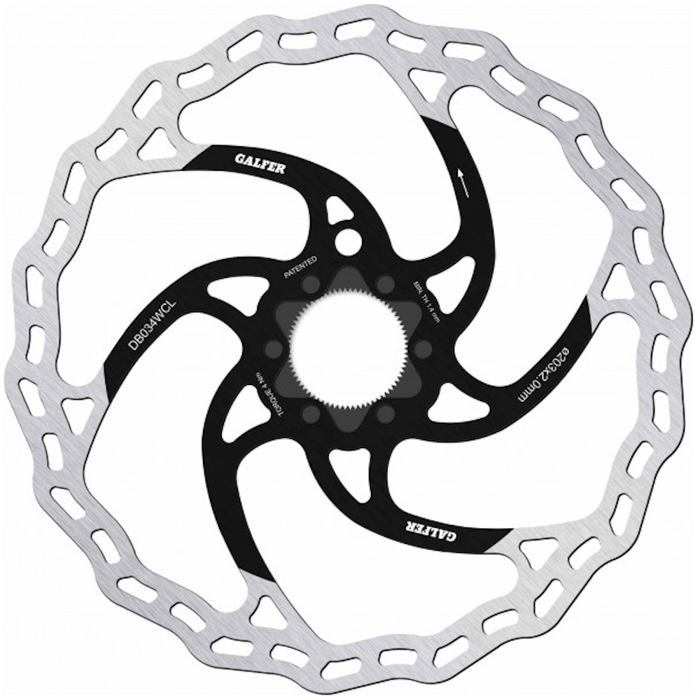 Galfer Wave Disc Rotor 2.0mm Thick Centre lock All Sizes 160 180 200 203 223 MTB