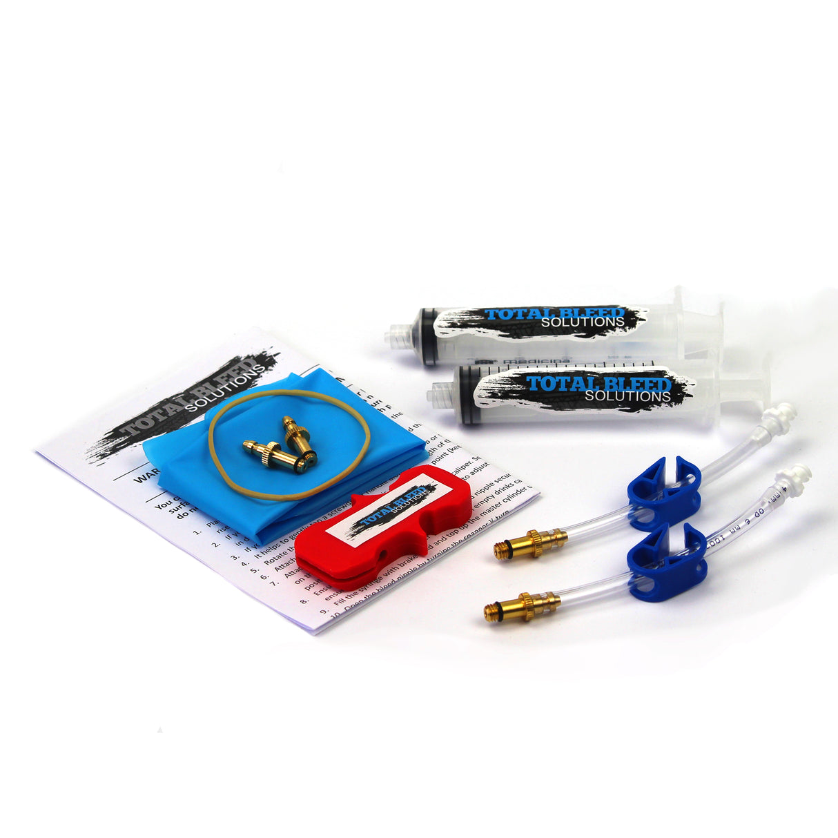 TBS Hydraulic Brake Bleed Kits for ALL Clarks Mineral Fluid Brakes.