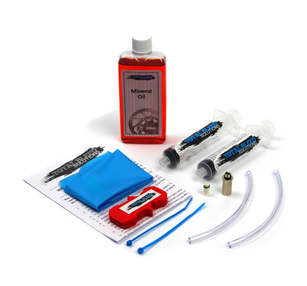 TBS Bleed Kit for Shimano Road and Gravel Bikes with 100ml of Mineral ...