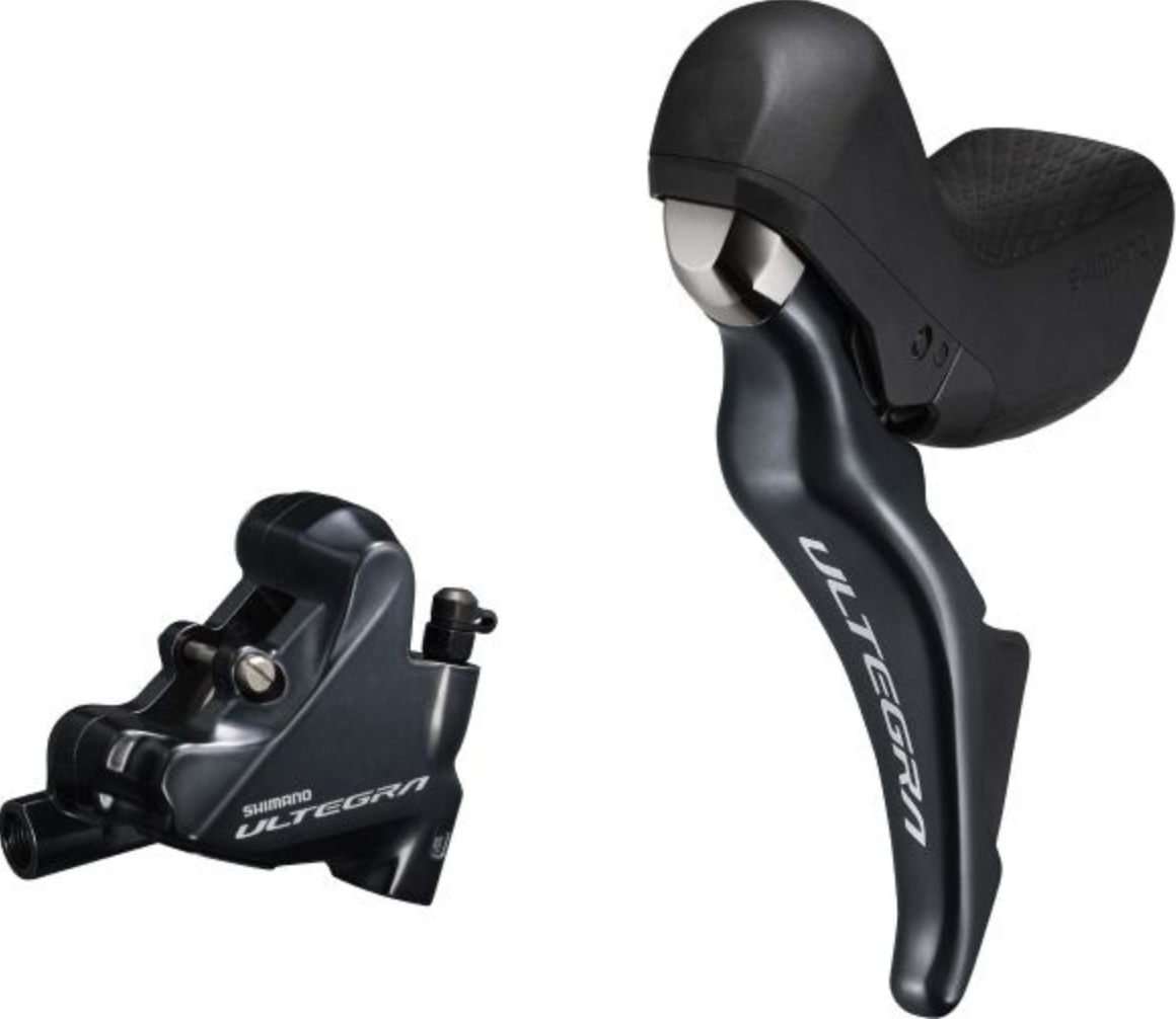 Levier STI Shimano Ultegra ST-R8025 à courte portée avec étrier BR-R8070 11 vitesses.