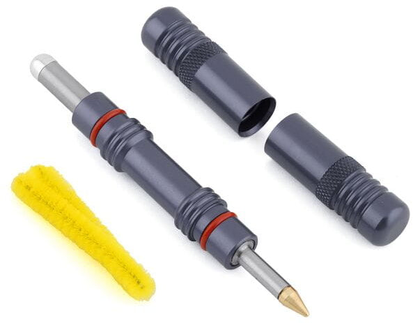 Dynaplug Racer Pro Tubeless Repair Kit - Mountain Bike Tyre Plugs - Gun Metal