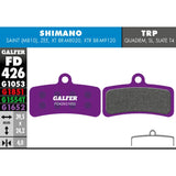 Plaquettes de frein à disque Galfer pour Shimano Saint TRP SurRon - FD426 G1652 Ebike Violet