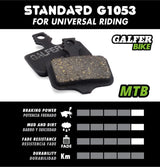 Galfer Disc Brake Pads for Hope E4 MTB - FD465 G1053 Performance Black