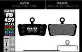 Galfer Disc Brake Pads For SRAM Guide Avid FD459 G1053 - Performance Black