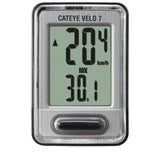 Cateye Velo 7 Wired Cycling Computer - Grey