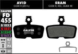 Galfer Disc Brake Pads for Sram Code R RSC Guide RE - FD455 G1053 Performance Black