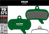 Galfer Disc Brake Pads for SRAM MAVEN MTB - FD575 G1554T Pro Green