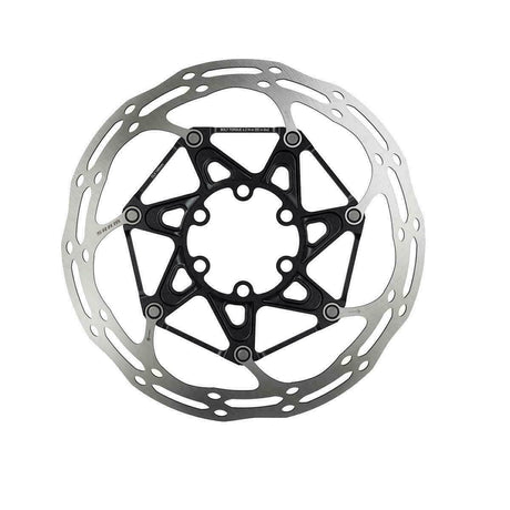 SRAM Centerline 2 Piece Rounded Black 6-Bolt Disc Brake Rotor. 140mm 160mm 180mm