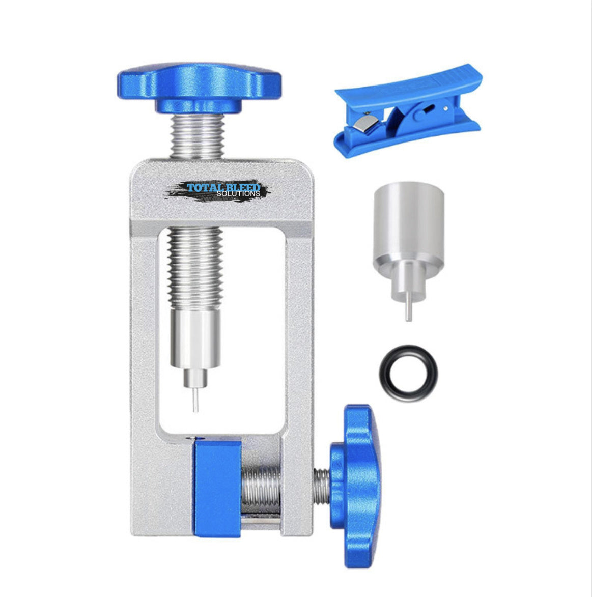 TBS Needle Driver Hose Cutter Hydraulic Hose Insert Connector Tool. Total Bleed Solutions